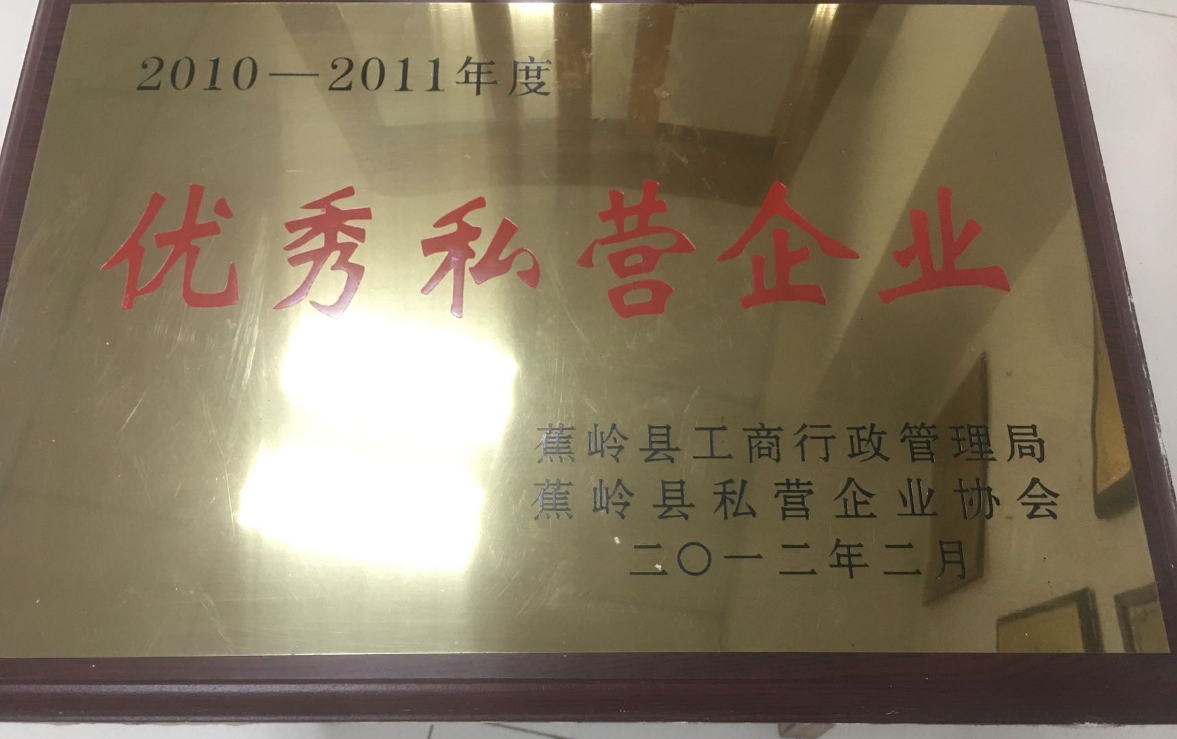 优秀私营企业 